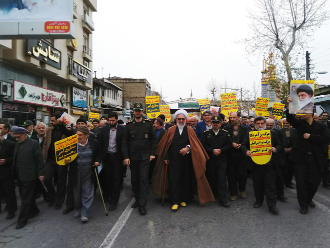 راهپیمایی باشکوه حمایت از اقتدار نظام در قائمشهر  برگزار شد    