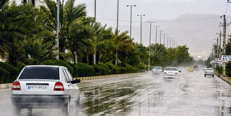 بارش ۳۲۷ میلی متری باران در جهرم