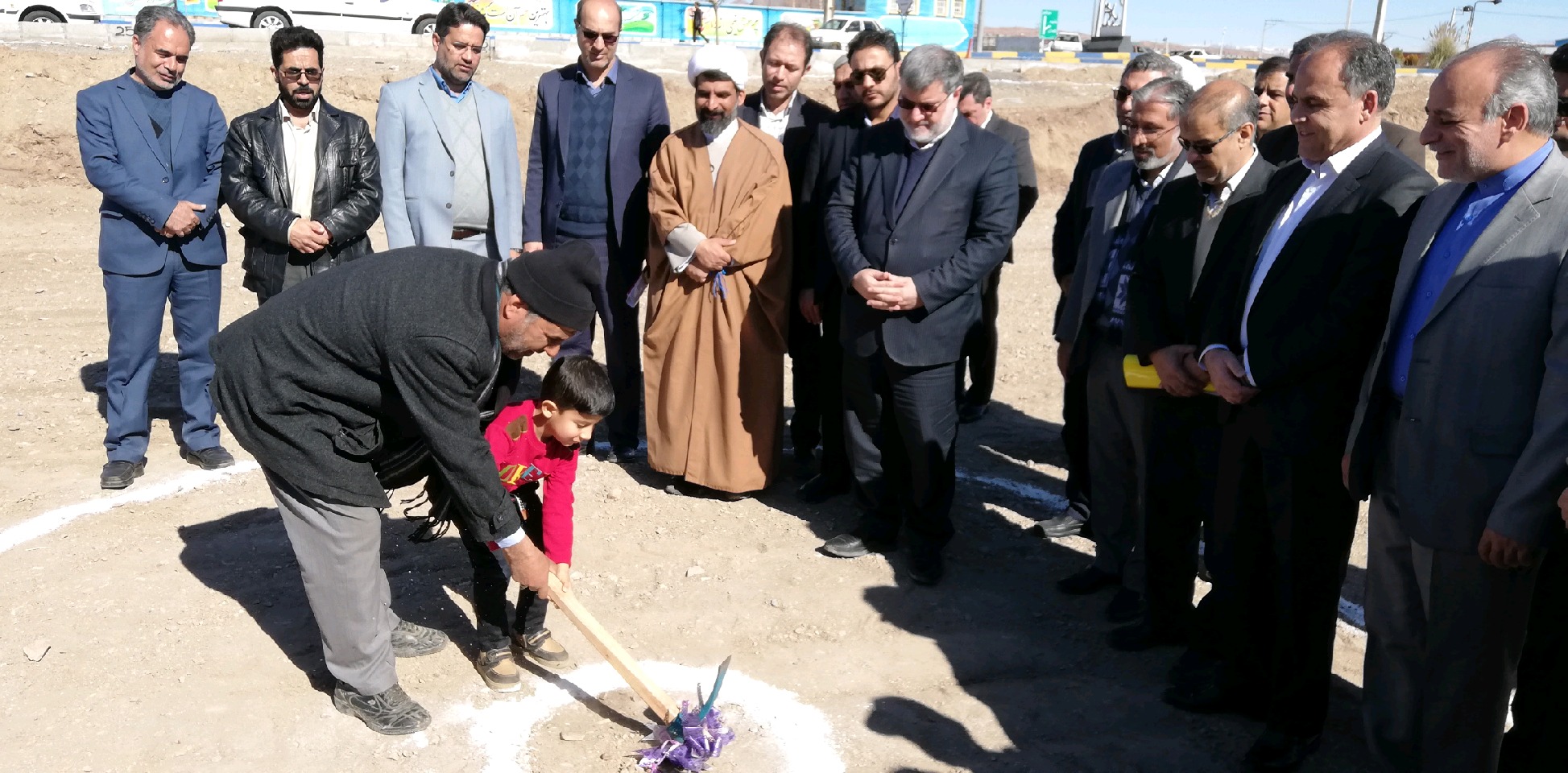 عملیات اجرایی مدرسه ۱۲ کلاسه شهید بصیری پور در بیرجند آغاز شد