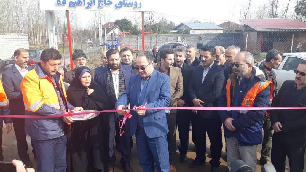 ۴  پروژه راهداری و حمل و نقل جاده ای در لنگرود به بهره برداری رسید