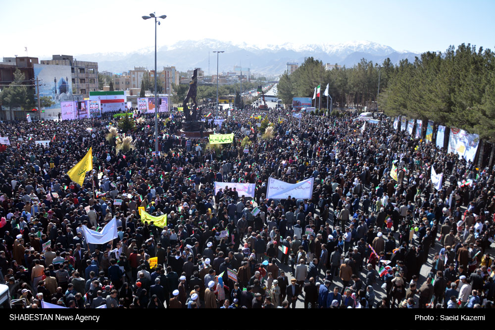 گرامیداشت میلیونی چهلم سردار دلها/ خراسان جنوبی مملو نفرت از «ترامپ»‌ها شد  