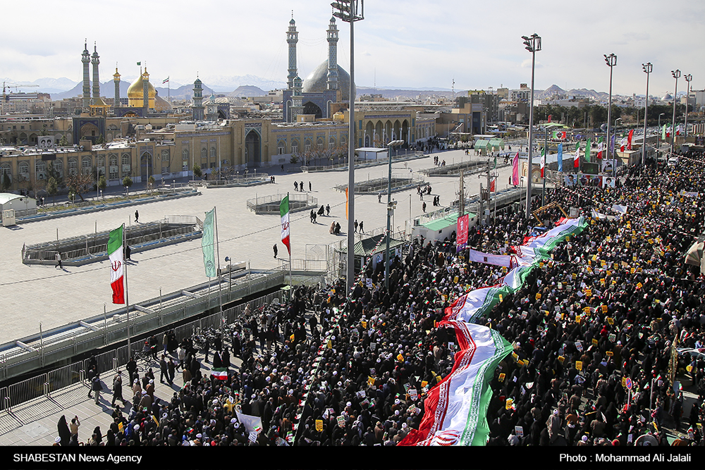 مسیر راهپیمایی یوم الله ۲۲ بهمن در قم مشخص شد