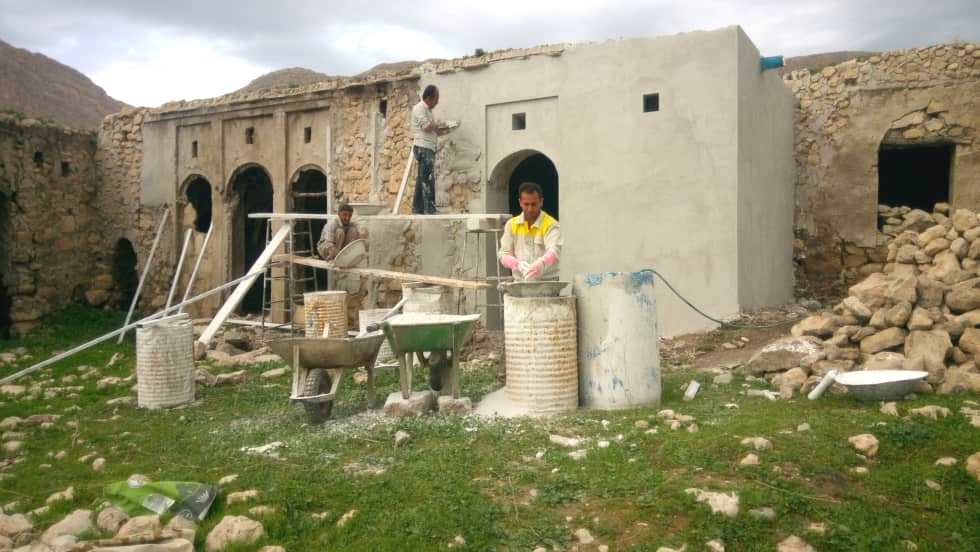 خانه «ملا آقا جان الیفی» در شهرستان کازرون  در دست مرمت