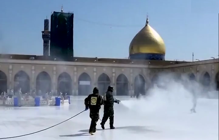 اقامه نماز جمعه در مسجد کوفه با تدابیر بهداشتی