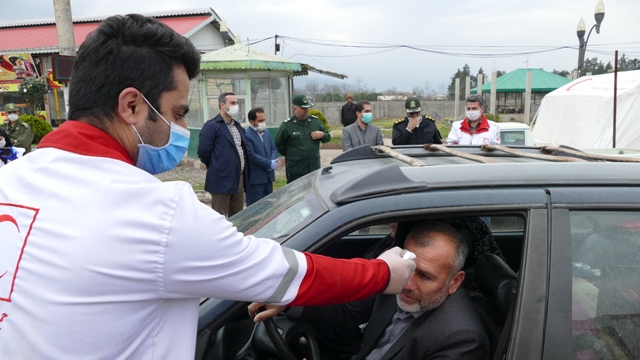 ایستگاه کنترل و تب سنجی در ورودی ماسال راه‌اندازی شد