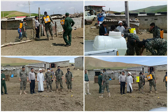 فعالان کانون فرهنگی هنری شهدای مرادلو اردبیل اردوی جهادی تشکیل دادند