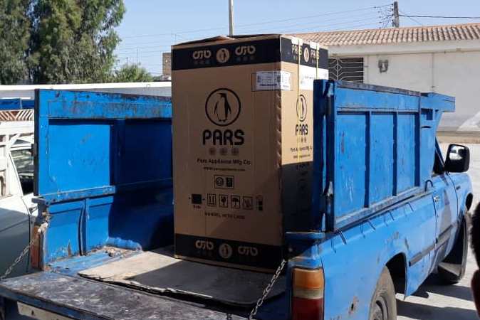 توزیع ۶۰ بسته لوازم خانگی بین سیلزدگان استان گلستان