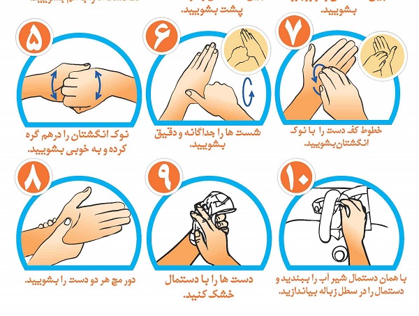 آموزش رعایت نکات بهداشتی به مردم توسط کانون محبان انقلاب اسلامی روستای گودشکرته  