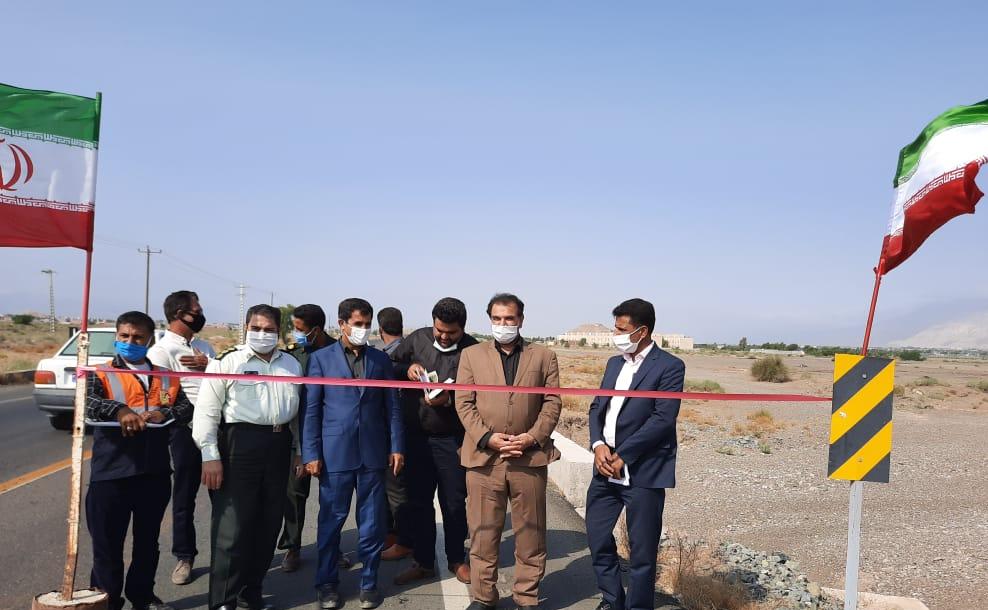 افتتاح ۲ طرح راهداری و حمل و نقل جاده ای در شهرستان کهنوج