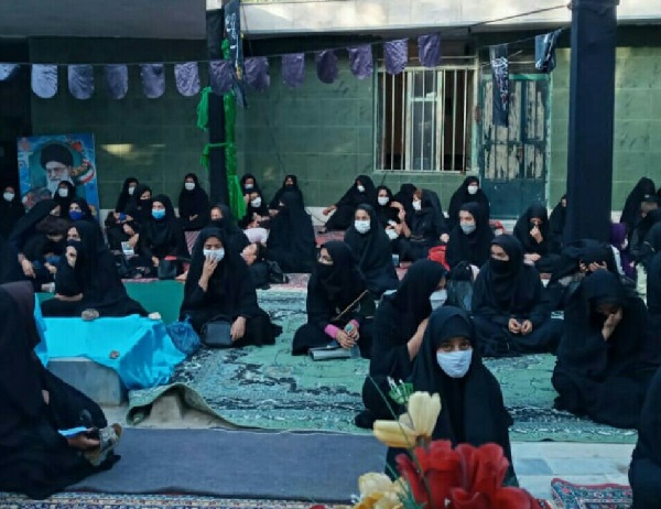 حضور بیش از ۵۴ هزار نفر از زنان تهرانی در مراسم عزاداری برگزار شده در بوستان های بانوان
