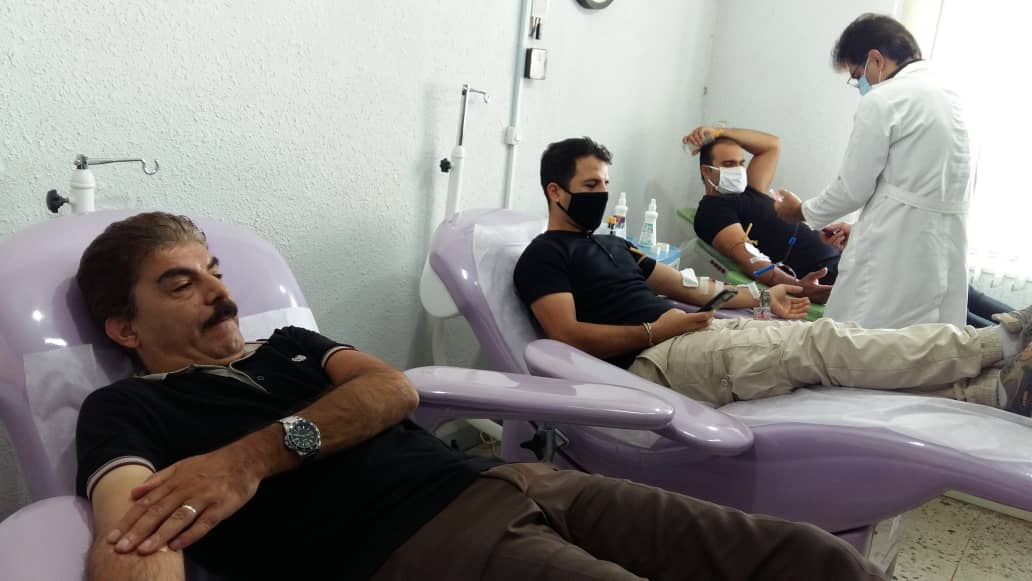  تاسوعا و عاشورا حسینی ۱۱۹ نفر در انزلی خون اهدا کردند 