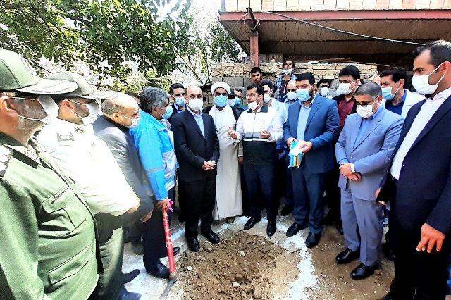 سرعت عمل بالای بنیاد مسکن/ احداث واحدهای مسکونی خسارت دیده از زلزله در رامیان آغاز شد