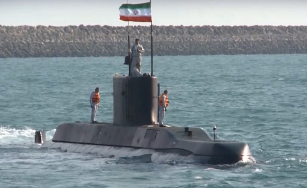 اولین حضور زیردریایی تمام ایرانی فاتح در رزمایش ذوالفقار ۹۹