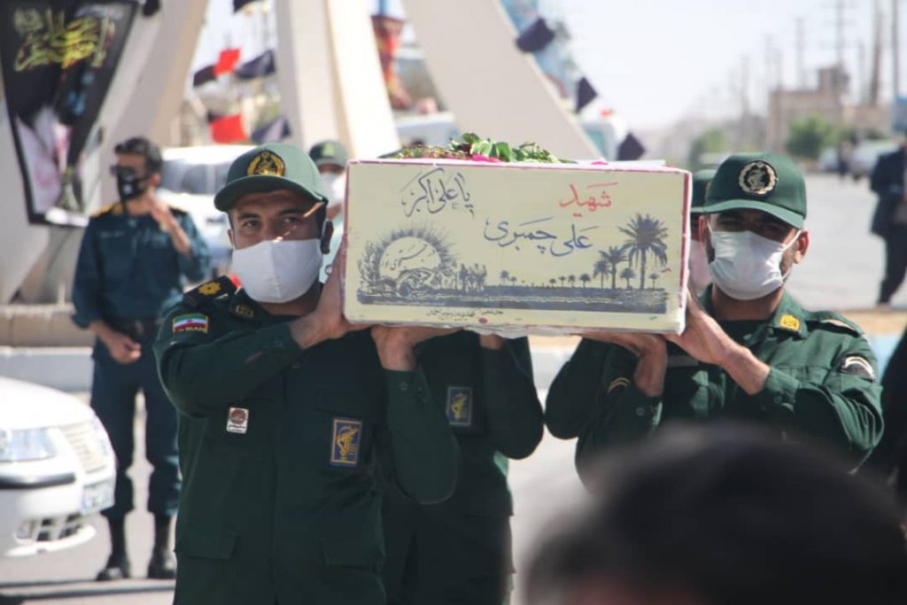 گزارش تصویری از تشییع پیکر شهید «علی چمبری» در بهمئی