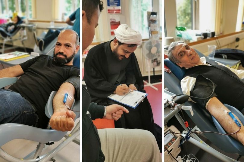 اهدای خون به نیازمندان در مرکز اسلامی «نیوکاسل» انگلیس 
