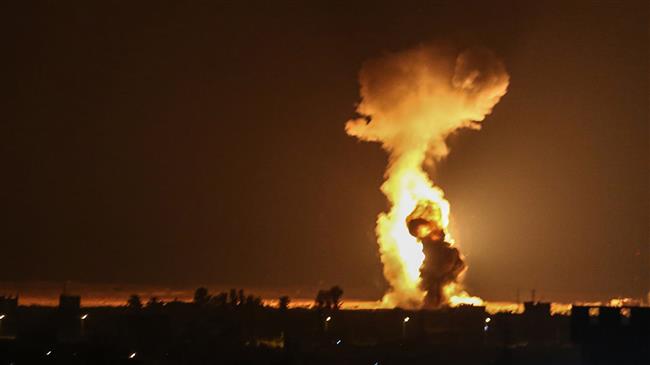 حمله صهیونیستها به مناطق مسکونی نوار غزه 