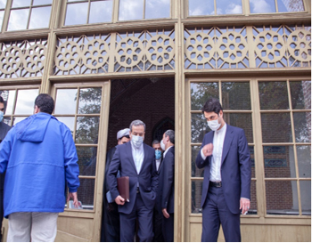 بازدید سیدعباس عراقچی از مسجد کبود ایروان  