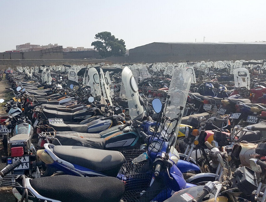 توقیف ۵۷ موتورسیکلت متخلف در طرح ارتقای امنیت اجتماعی در بیرجند