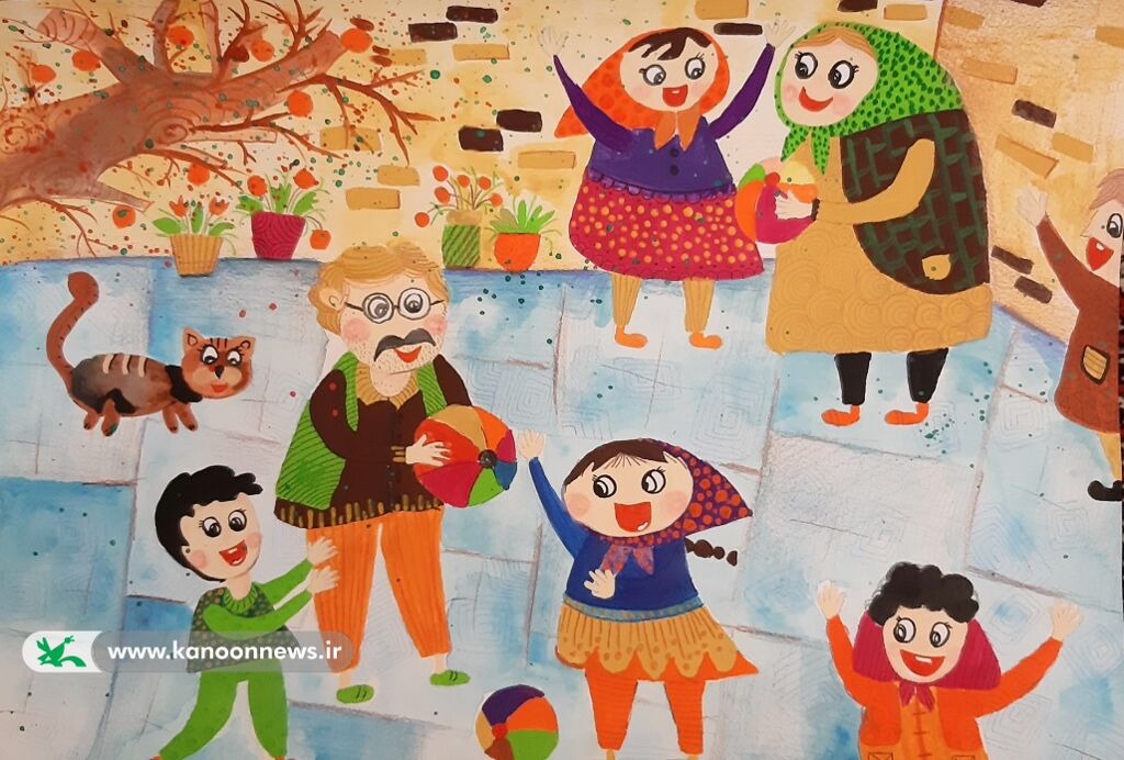 درخشش کودکان زنجانی در مسابقه نقاشی« بازی های بومی محلی»