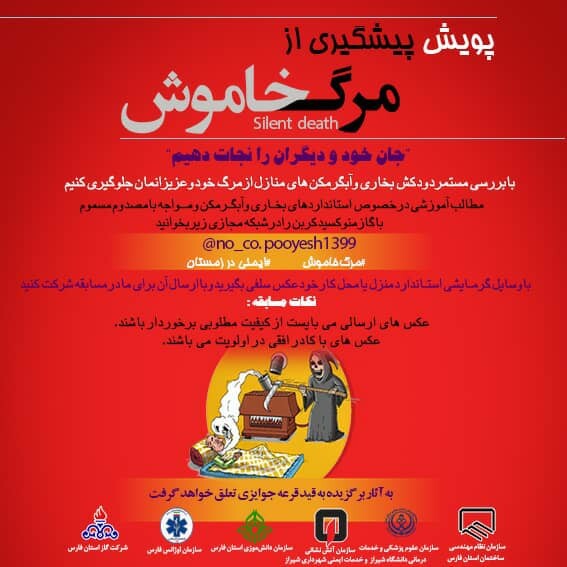آموزش مناسب استفاده از وسایل گاز سوز از طریق دانش‌آموزان و فرهنگیان در شیراز