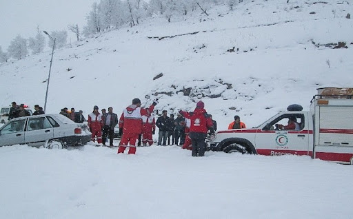 امدادرسانی  به یکهزار و ۹۶۰ نفر گرفتار در برف و طوفان مازندران