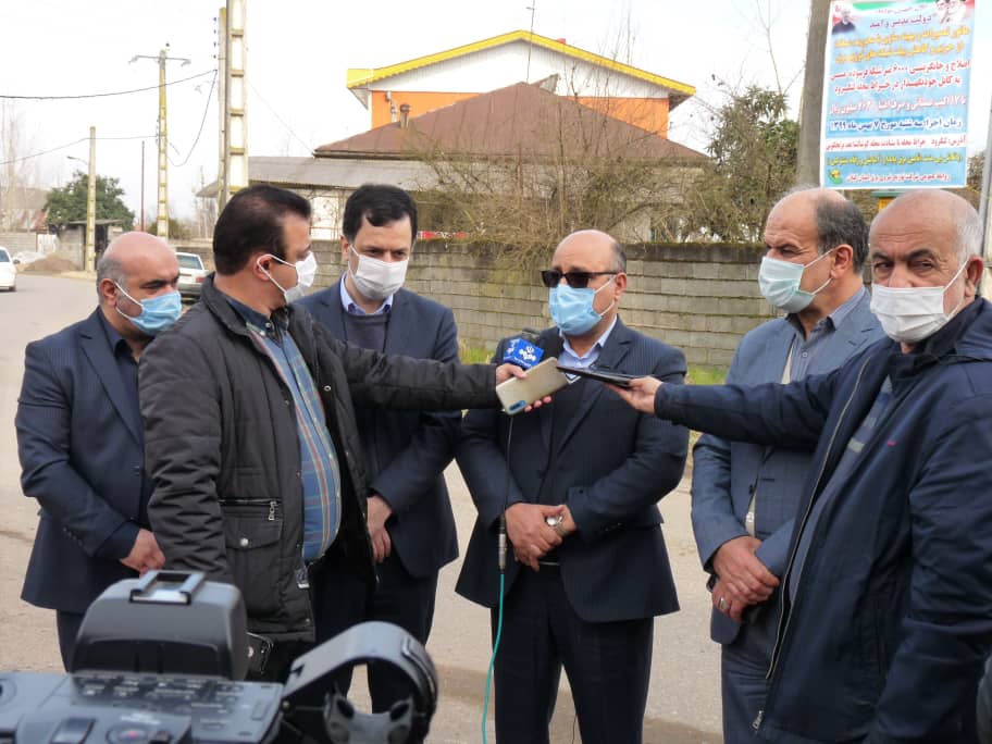 آغاز عملیات اجرایی طرح جهادی جایگزینی شبکه فرسوده سیمی در شهرستان لنگرود  