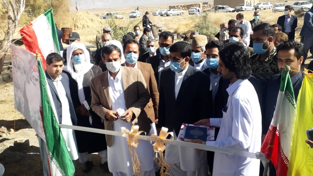 افتتاح ٨ پروژه توليدي و عمرانی  در  خاش