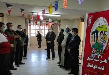 مانور پناهگیری در زلزله ویژه خانه های هلال زنجان برگزار شد