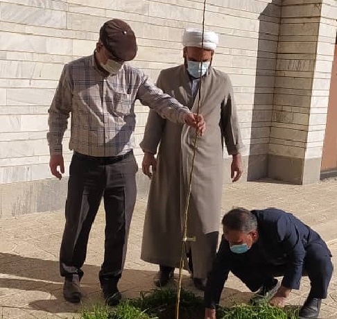 کاشت ۱۸ اصله نهال به مناسبت سالروز تاسیس کانون های فرهنگی و هنری مساجد