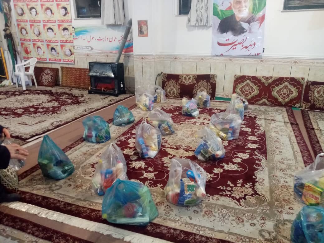 تداوم طرح مواسات و همدلی به کمک بچه مسجدی های روستای گرجی محله بهشهر