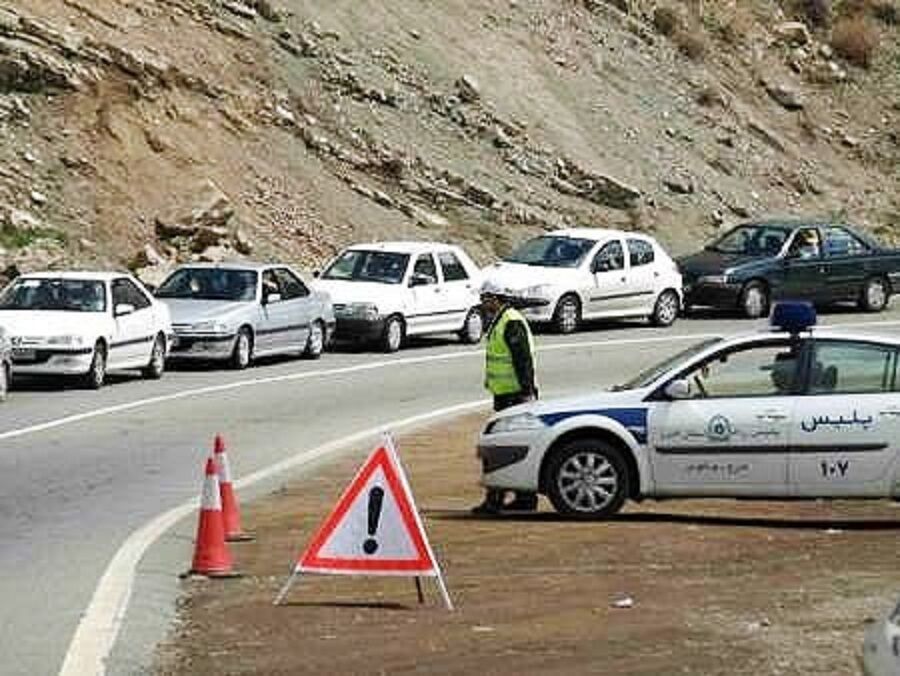 ترافیک در مسیر جاده کرج به چالوس سنگین گزارش شده است