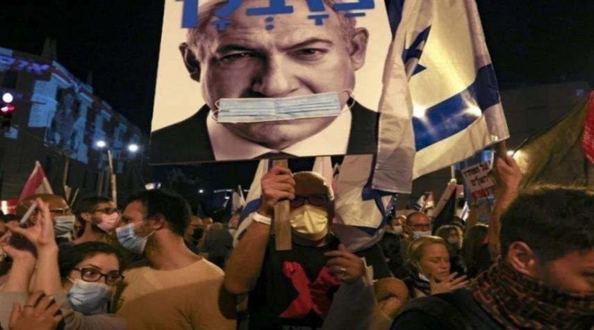 تظاهرات علیه نتانیاهو ادامه دارد
