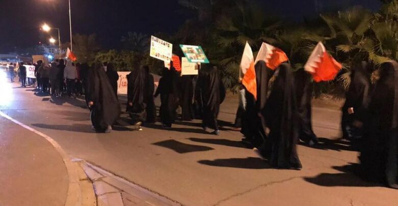 ادامه راهپیمایی بحرینی ها ضد اقدامات ولیعهد آل خلیفه