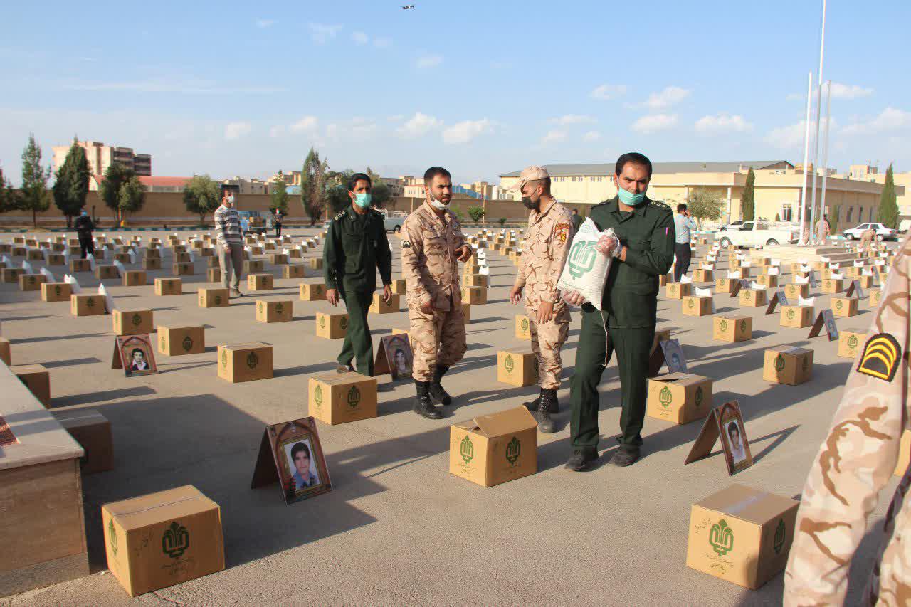 تهیه و توزیع بیش از ۱۰۰۰ بسته معیشتی ویژه ماه مبارک رمضان توسط سپاه الغدیر یزد  