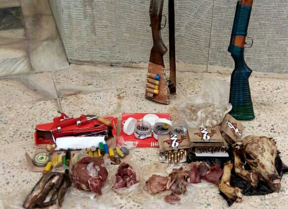 دستگیری شکارچی حرفه ای در شهرستان جیرفت 