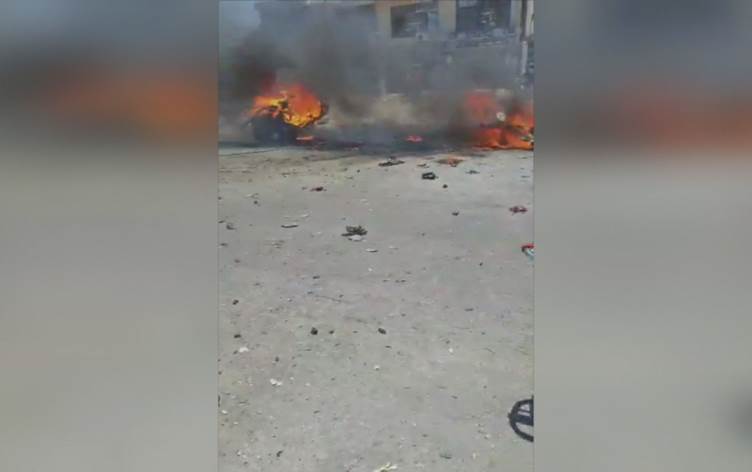 انفجار خودروی بمب گذاری شده در «عفرین» حلب