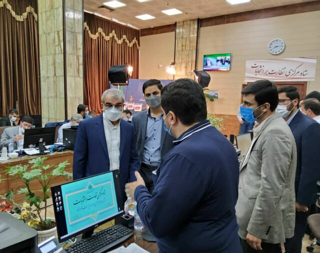 کدخدایی از ستاد مرکزی نظارت بر انتخابات بازدید کرد