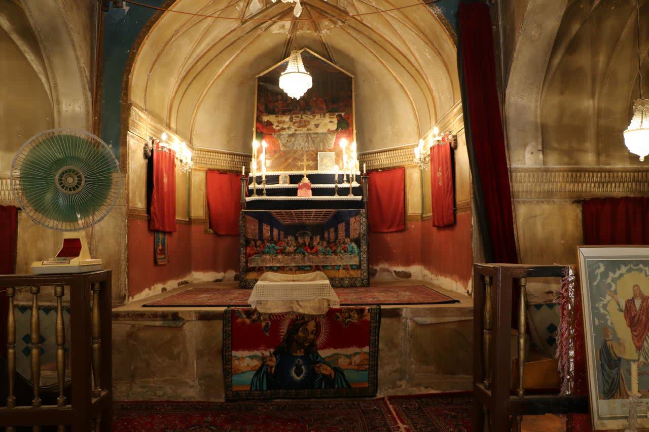 مرمت کلیسای «حضرت مریم (س)» شیراز کلید خورد