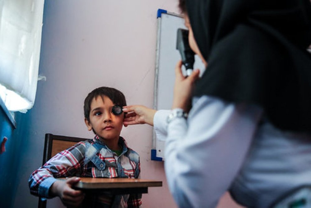 طرح غربالگری بینایی کودکان در ۷۷ روستای ایجرود اجرا شد
