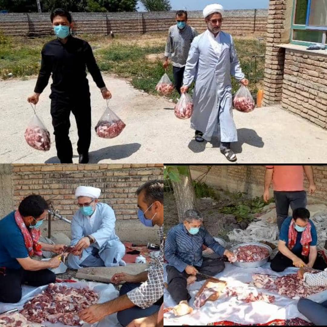 ۲۰۰ بسته گوشت قربانی در اختیار خانواده‌های بی‌بضاعت قرار گرفت
