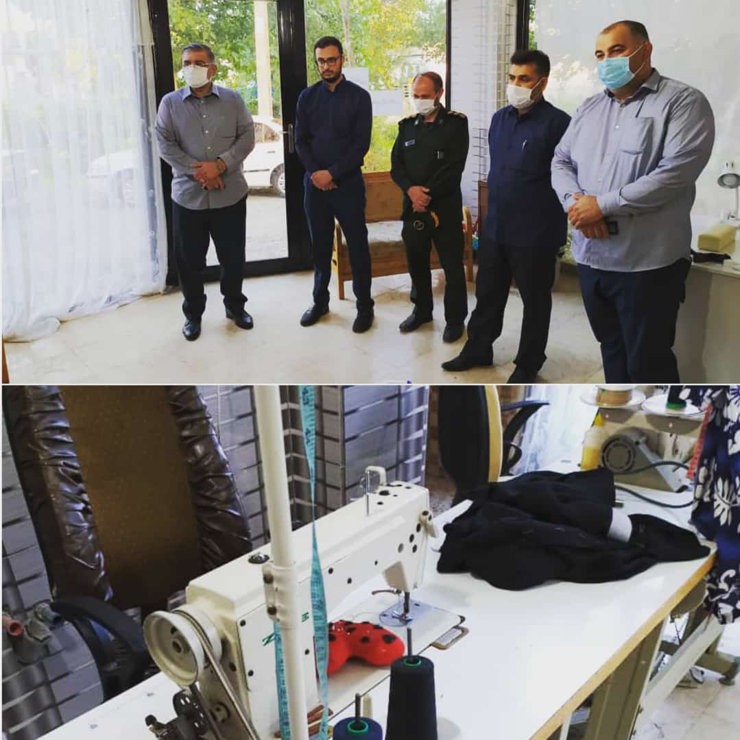 کارگاه تولیدی پوشاک در آستارا راه اندازی شد