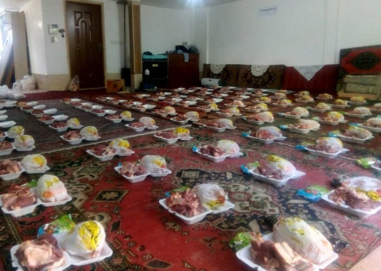۱۱۰ بسته گوشت قرمز و مرغ در اختیار نیازمندان قرار گرفت