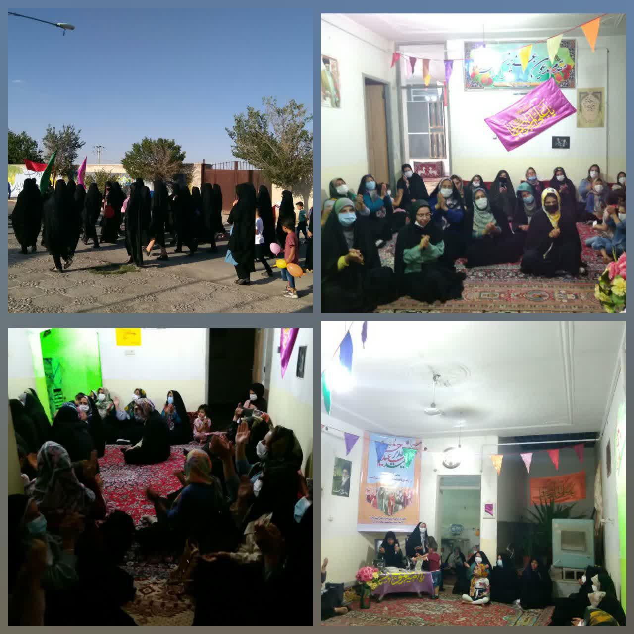 برگزاری مراسم جشن عید غدیر ویژه بانوان  توسط کانون علی اصغر(ع) ده عرب