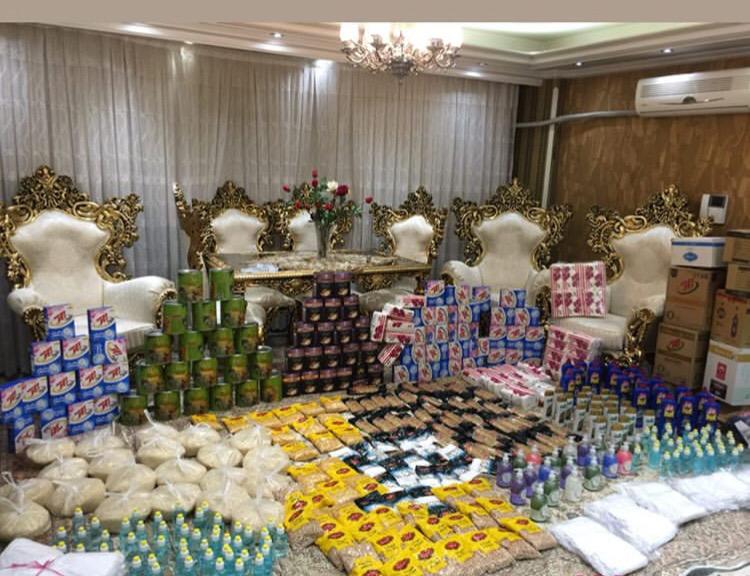 توزیع ۱۰۰ بسته معیشتی به همت کانون فاطمة الزهرا تبریز