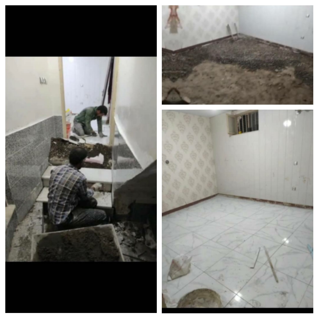 مرمت و بازسازی خانه توسط گروه جهادی کانون حسینیه تبریز
