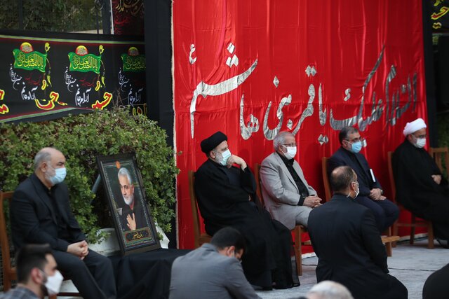 مراسم عزاداری روز تاسوعا در نهاد ریاست جمهوری برگزار شد 