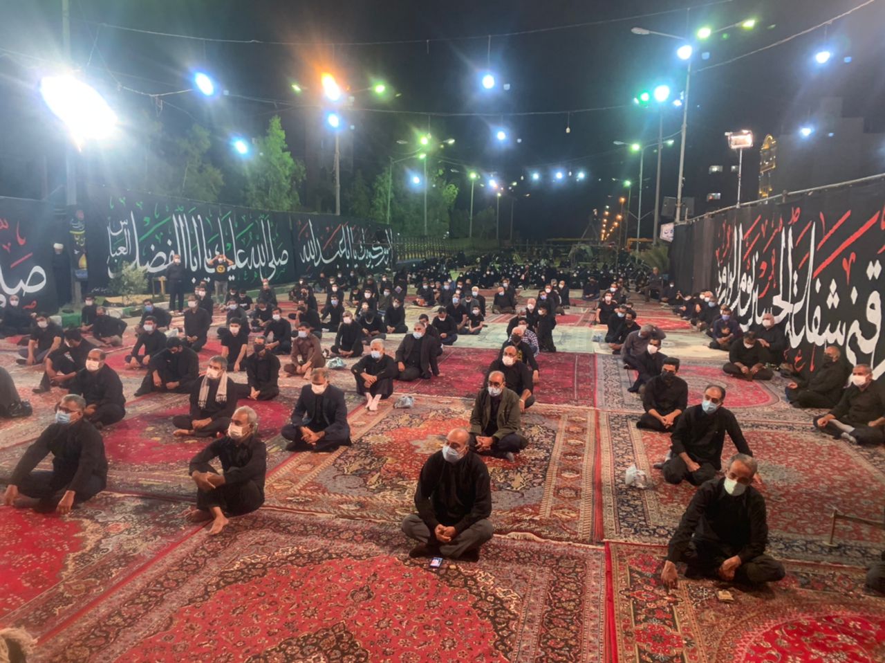 مراسم شام غریبان در مسجد الزهرا(س) زاهدان