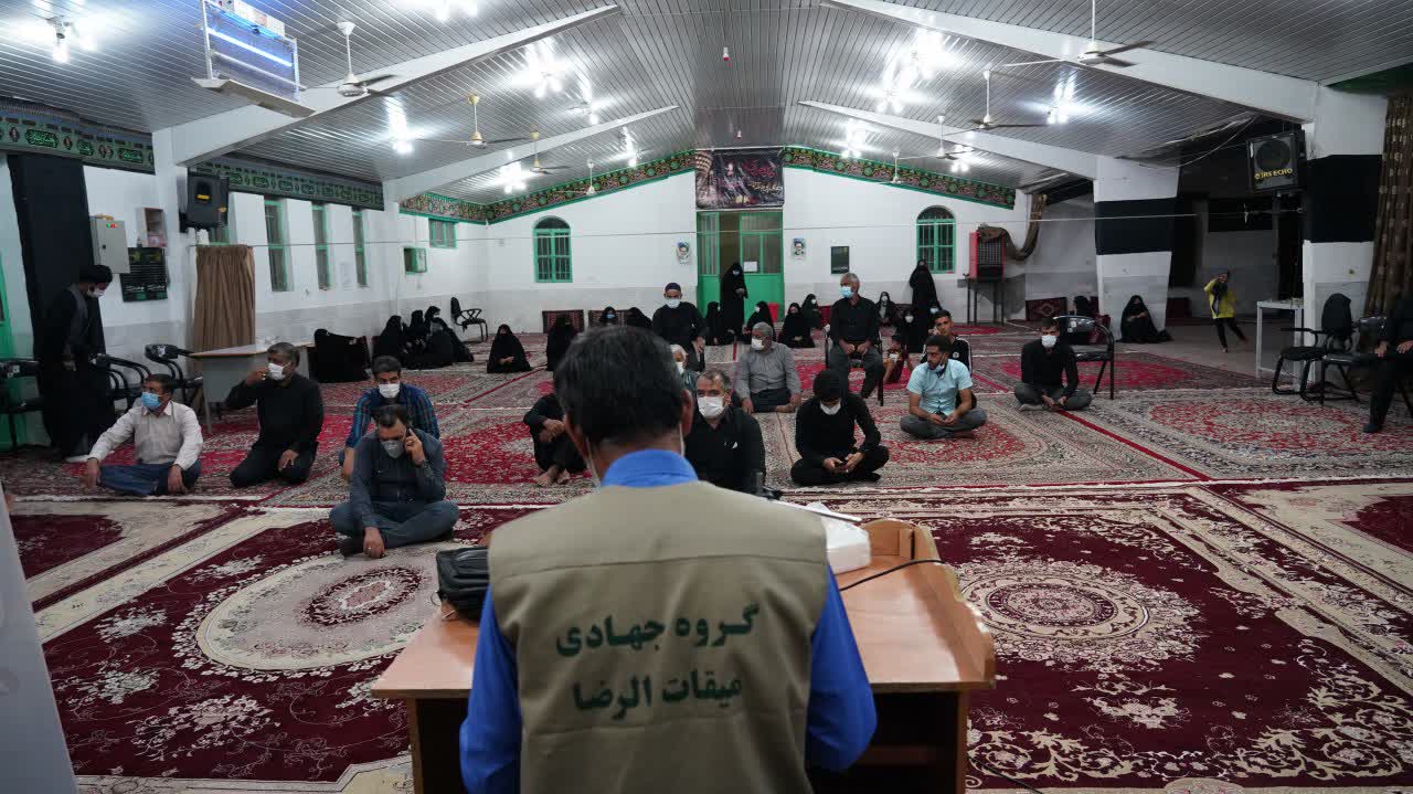 حضور گروه جهادی میقات الرضا(ع) در روستای الله آباد طبس 