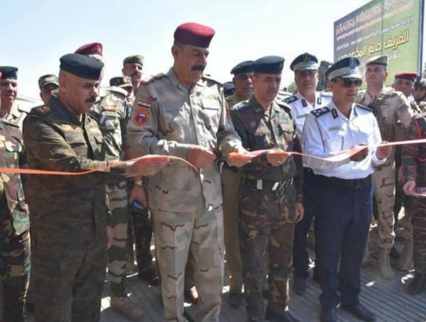 افتتاح یک پل شناور پیوند دهنده سه استان عراق برای تسهیل در حرکت زایران اربعین