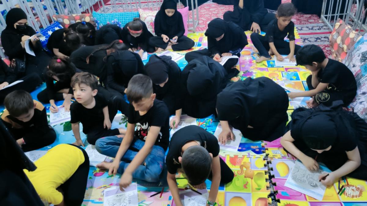 آغاز برنامه «شمع ها در جاده رقیه(ع)» برای زایران کودک در اربعین حسینی